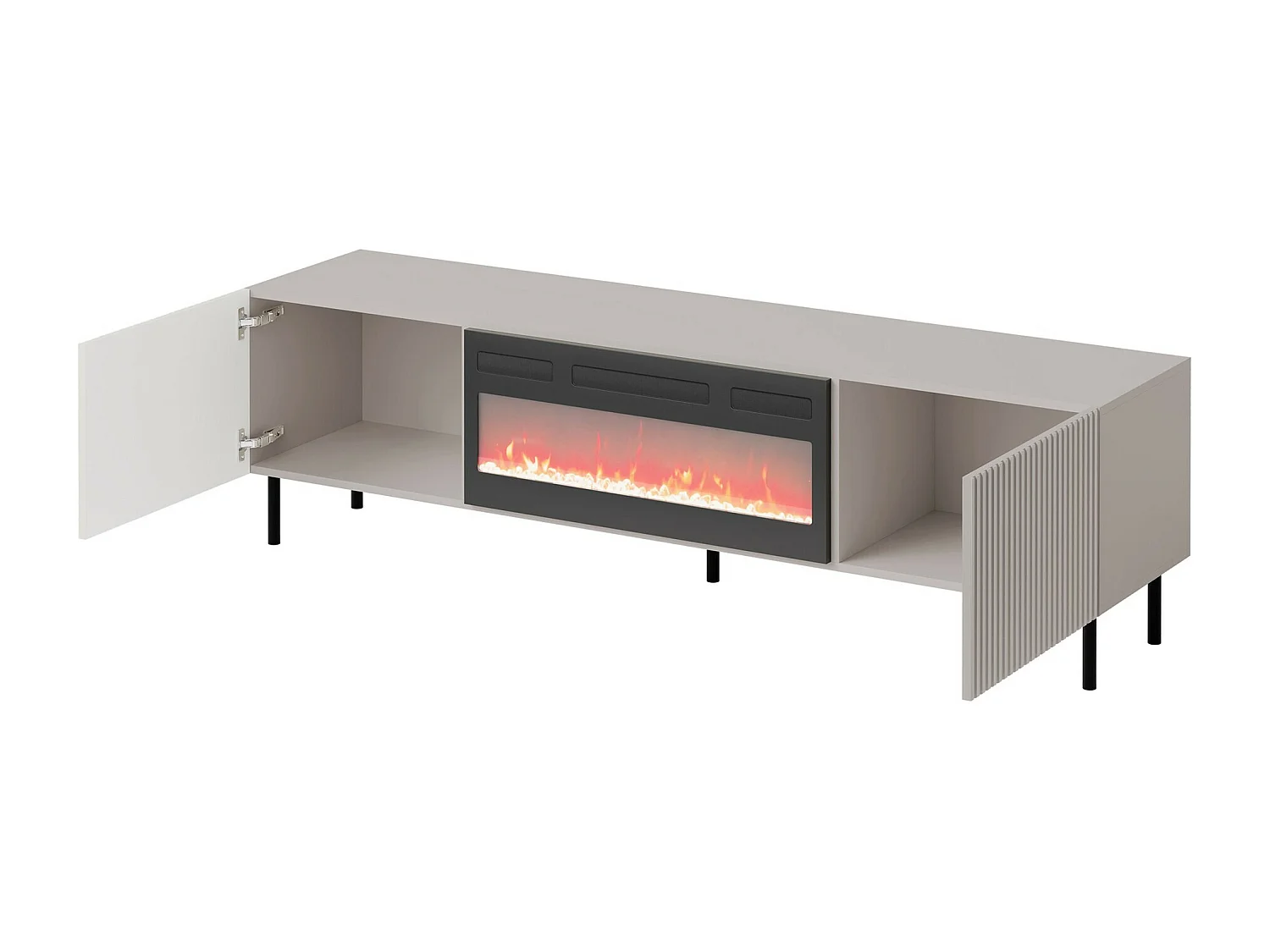 Mueble TV Charlotte S103, Cachemira, 181x42x42cm