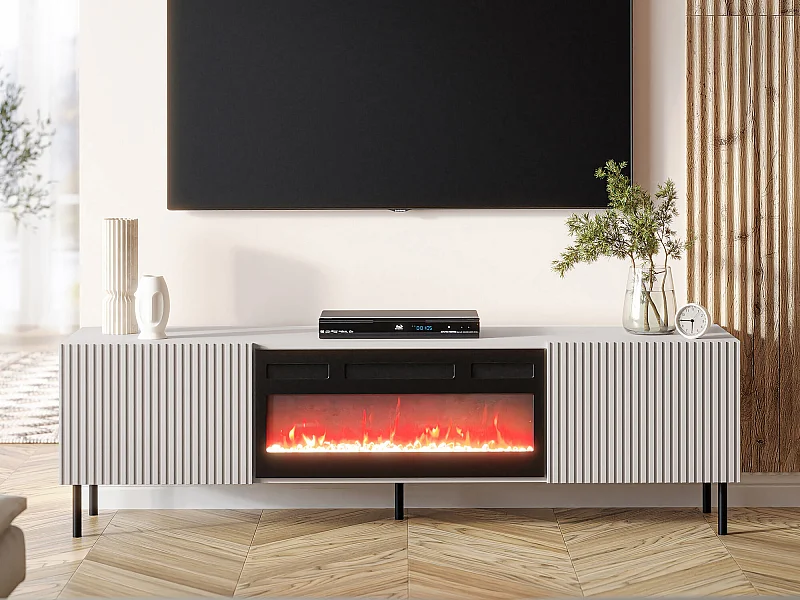 Mueble TV Charlotte S103, Cachemira, 181x42x42cm