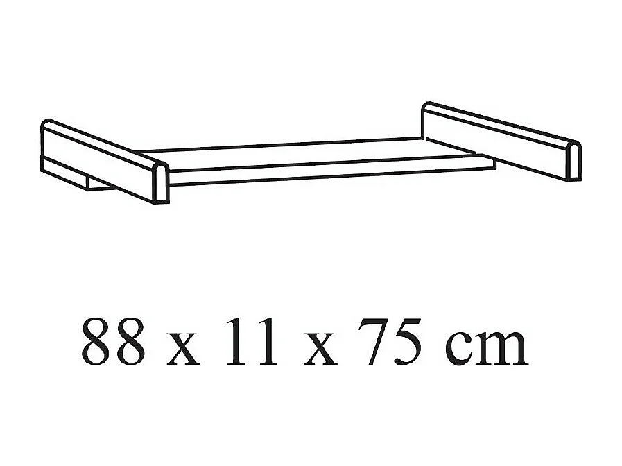 Cómoda para bebé robusta con cambiador integrado color roble claro colección DANY.