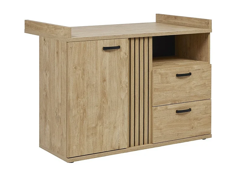 Commode bébé TOMMY – Table à langer intégrée coloris chêne doré