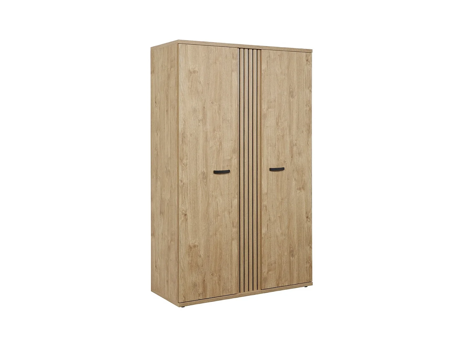 Armoire enfant 2 portes TOMMY – Chêne doré – Design robuste et chaleureux