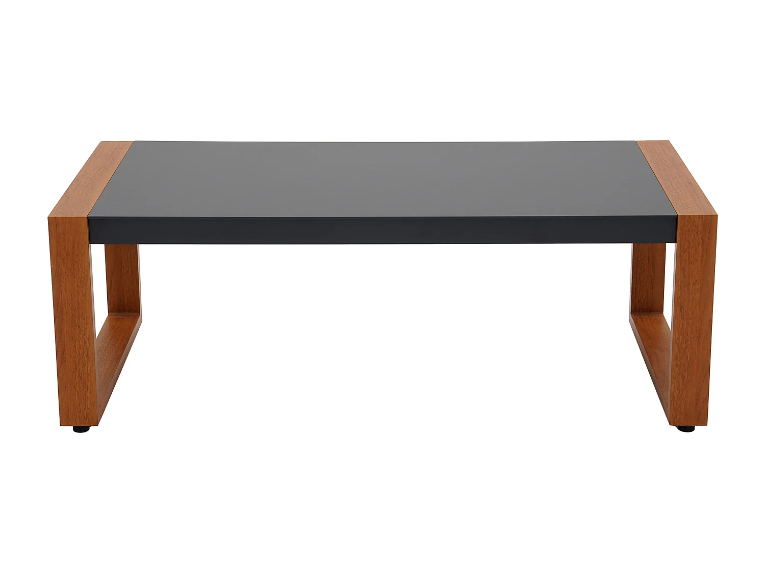 Conjunto de lazer de jardim em alumínio: um sofá de 3 lugares, 2 cadeirões e uma mesa de centro natural almofadas pretas - JALLY de MYLIA