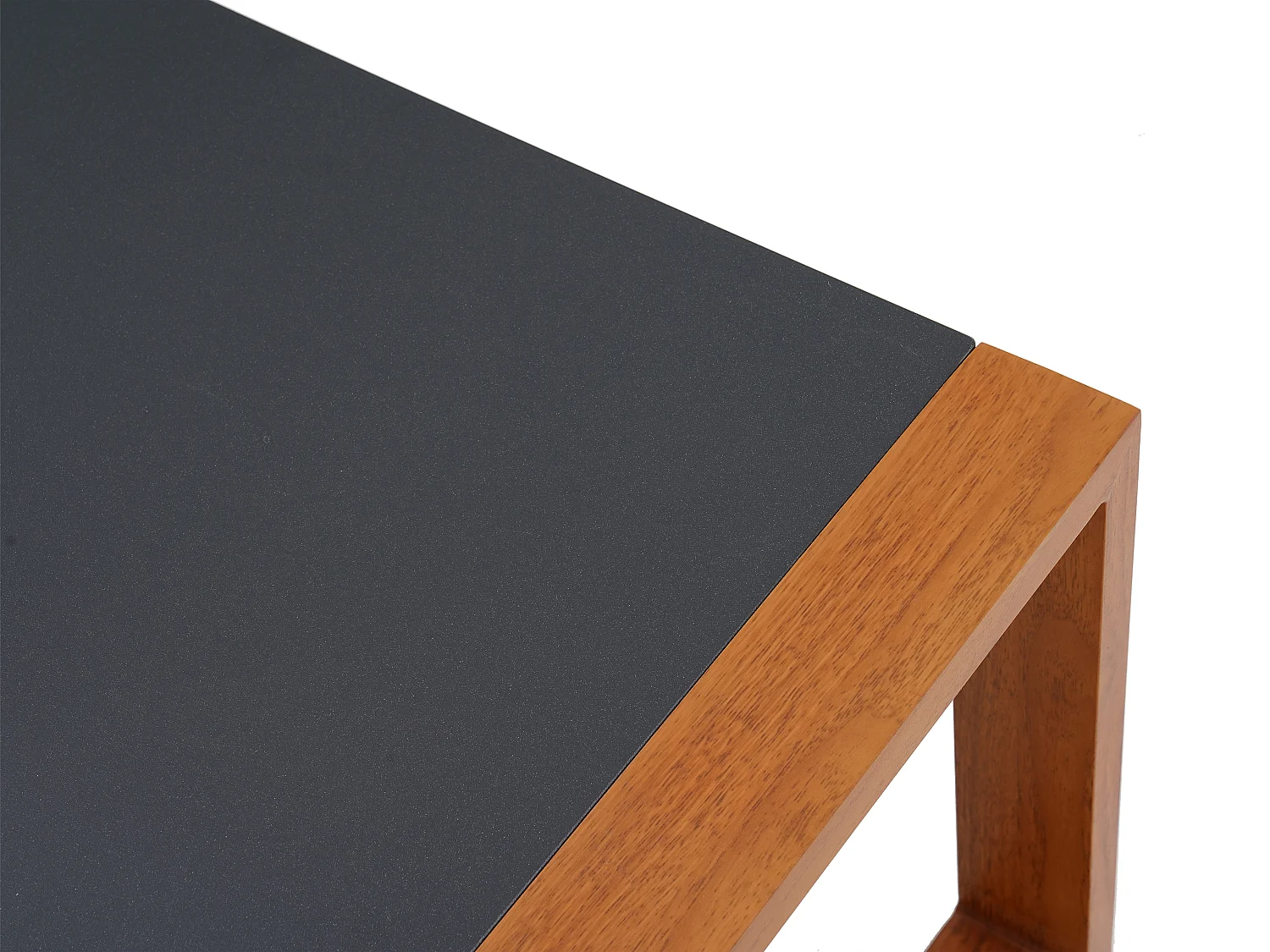 Conjunto de lazer de jardim em alumínio: um sofá de 3 lugares, 2 cadeirões e uma mesa de centro natural almofadas pretas - JALLY de MYLIA