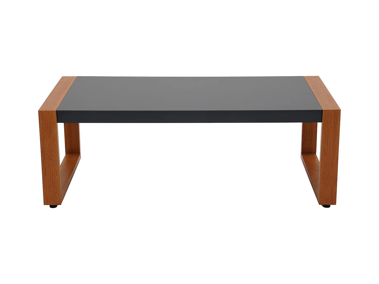 Salon de jardin en aluminium : un canapé 3 places, 2 fauteuils et une table basse - Naturel coussins gris anthracite - JALLY de MYLIA