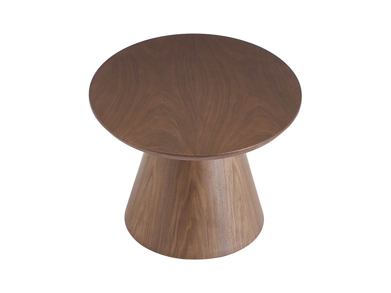 Mesa de centro chapada en nogal - Natural oscuro - ANTELADA