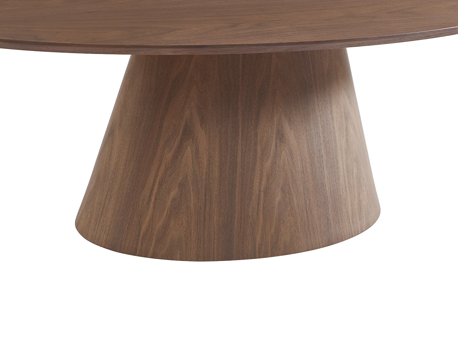 Soffbord med valnötsfaner - Mörkbrun - ANTELADA