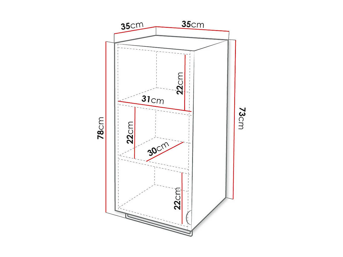Armoire de toilette murale Fenenou 102, Gris, À suspendre, Le nombre de portes: 1, 78cm