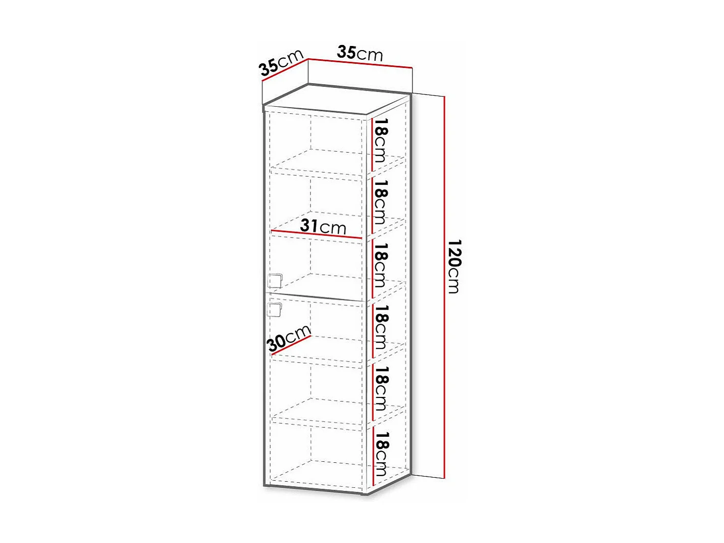 Mueble de baño de pared Orlvera 100, Blanco, Montada en la pared, Número de puertas: 2,