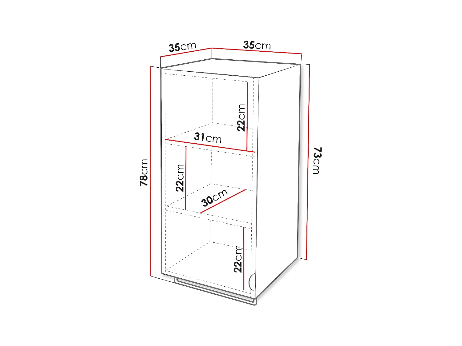 Armoire de toilette murale Fenenou 102, Blanc, À suspendre, Le nombre de portes: 1, 78cm