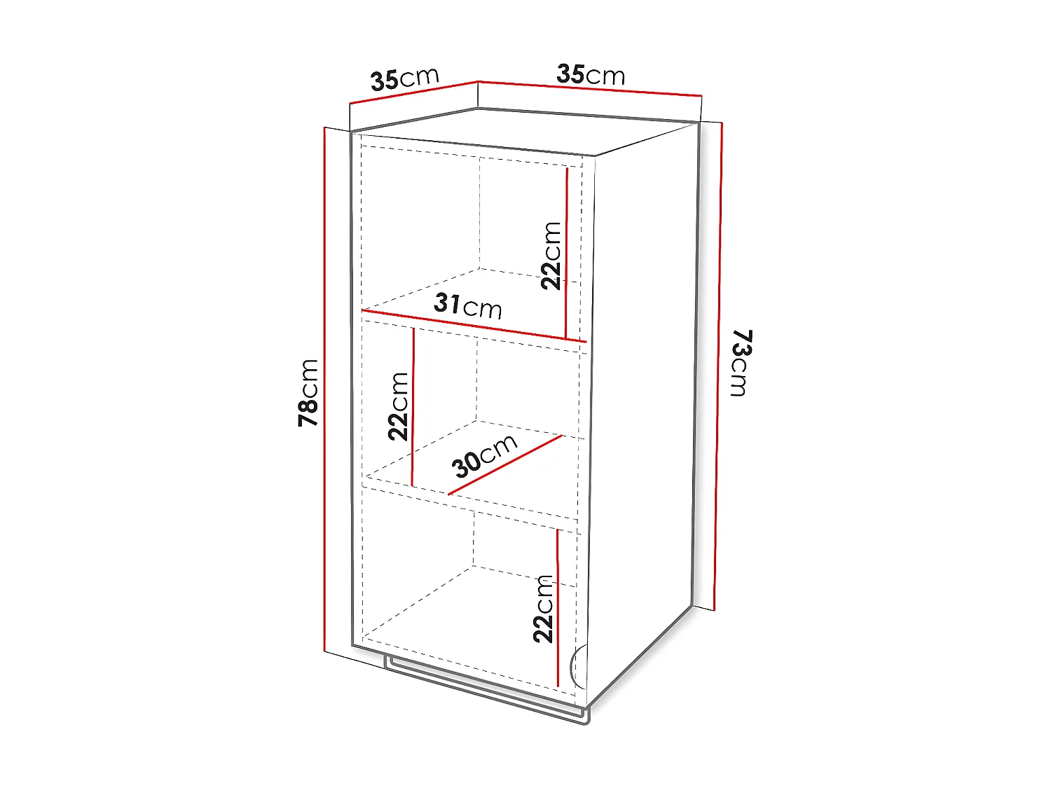 Armoire de toilette murale Fenenou 102, Blanc, À suspendre, Le nombre de portes: 1, 78cm