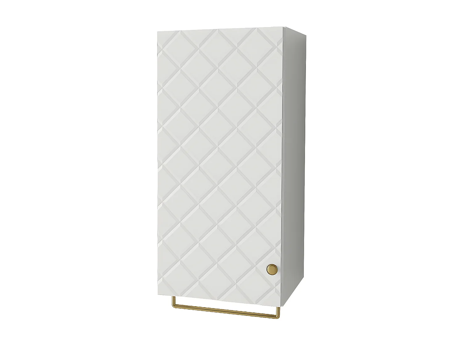 Armoire de toilette murale Merced E105, Blanc, À suspendre, Le nombre de portes: 1, 78cm
