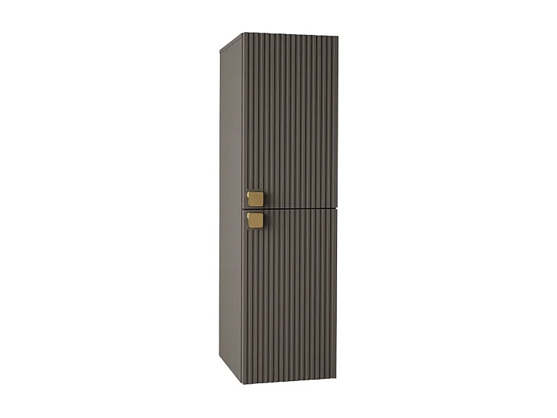 Mueble de baño de pared Orlvera 100, Gris, Montada en la pared, Número de puertas: 2,
