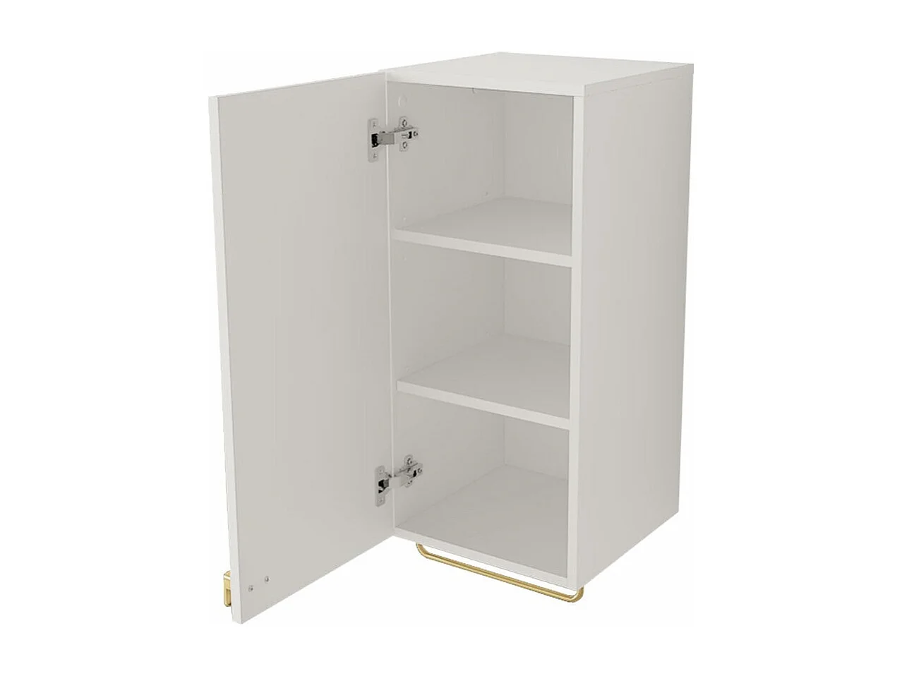 Mueble de baño de pared Orlvera 101, Blanco, Montada en la pared, Número de puertas: 1,