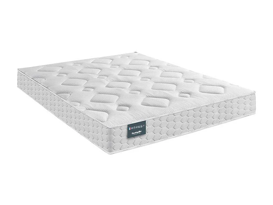 Ensemble Dunlopillo CAMELIA Sommier Confort Ferme 180x200 - Double Sommier