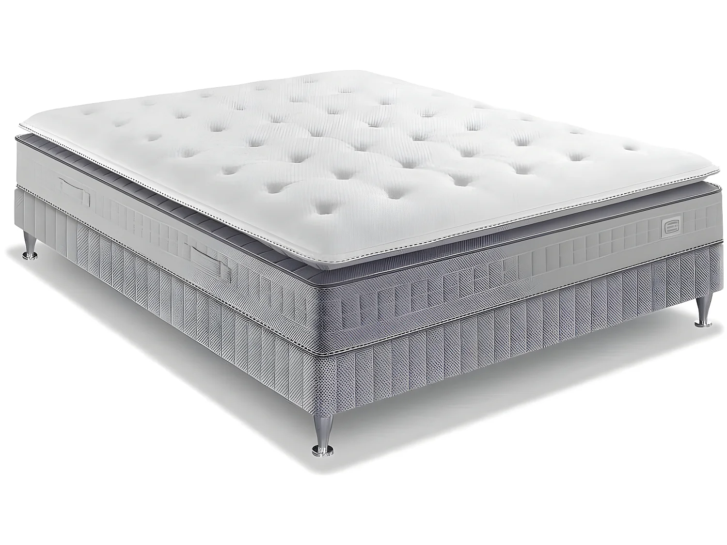 Ensemble Simmons CosyTop - 651 ressorts ensachés 160x200 - Double Sommier