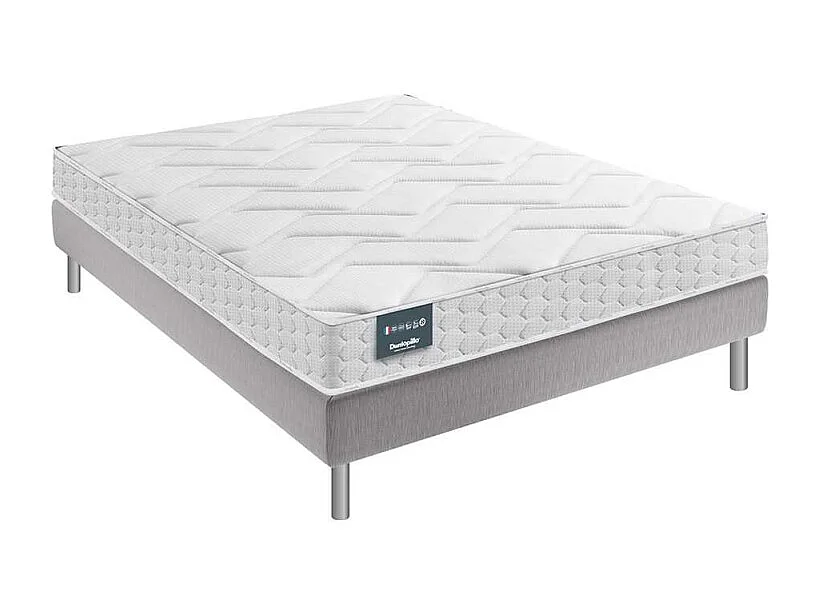 Ensemble Dunlopillo OASIS Sommier Confort Ferme 160x200