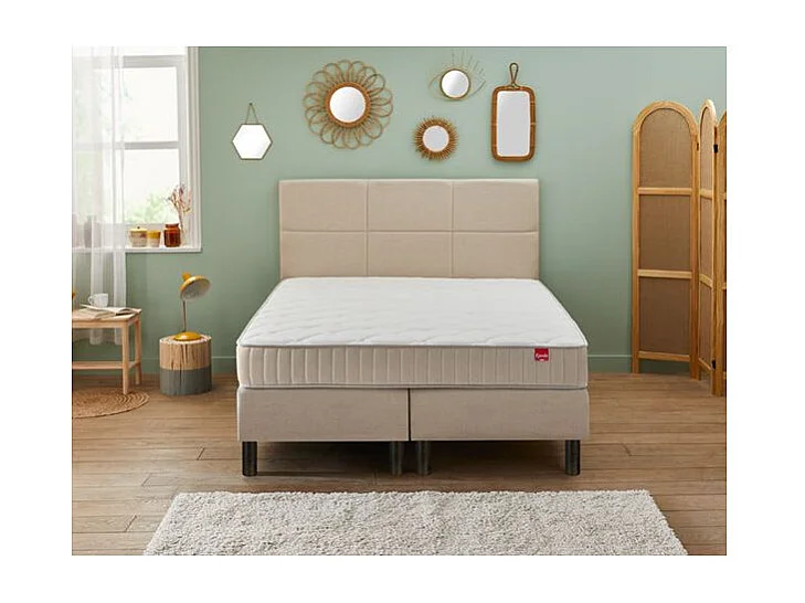 Ensemble Epeda Enchanteur Chenillé Lin 180x200 - Double Sommier