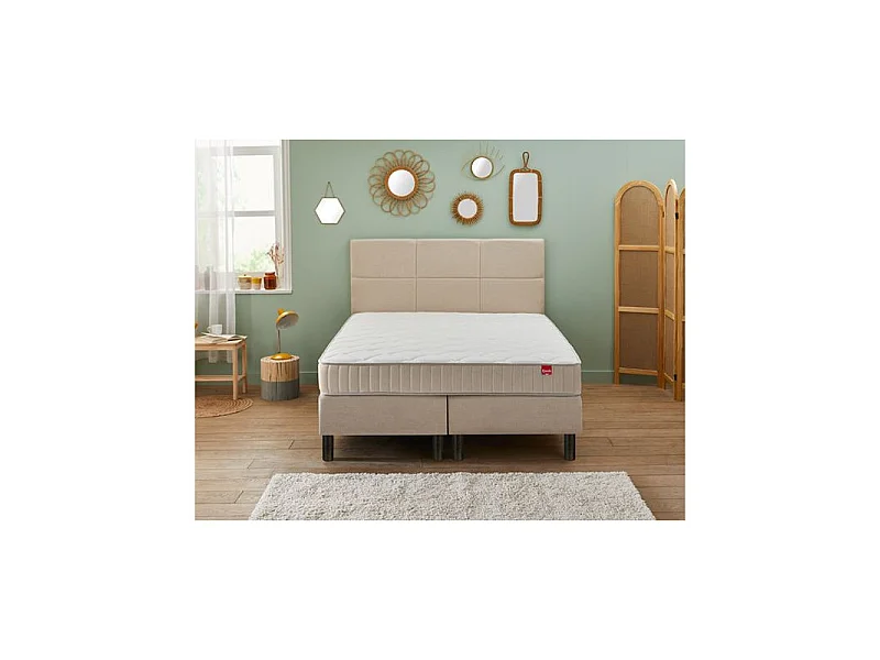 Ensemble Epeda Enchanteur Chenillé Lin 180x200 - Double Sommier
