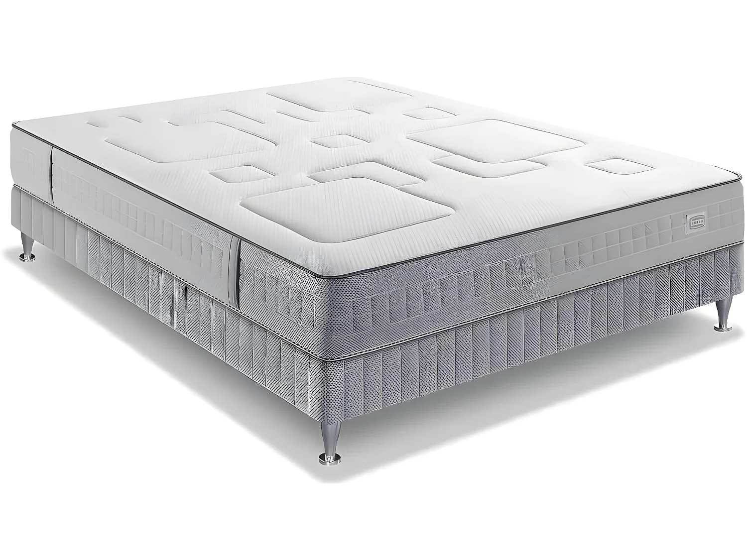 Ensemble Simmons Optimal - 580 ressorts ensachés 90x200