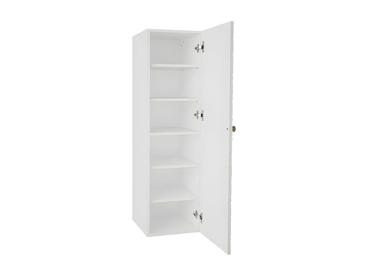 Mueble de baño de pared Mircalu 101, Blanco, Montada en la pared, Número de puertas: 1,