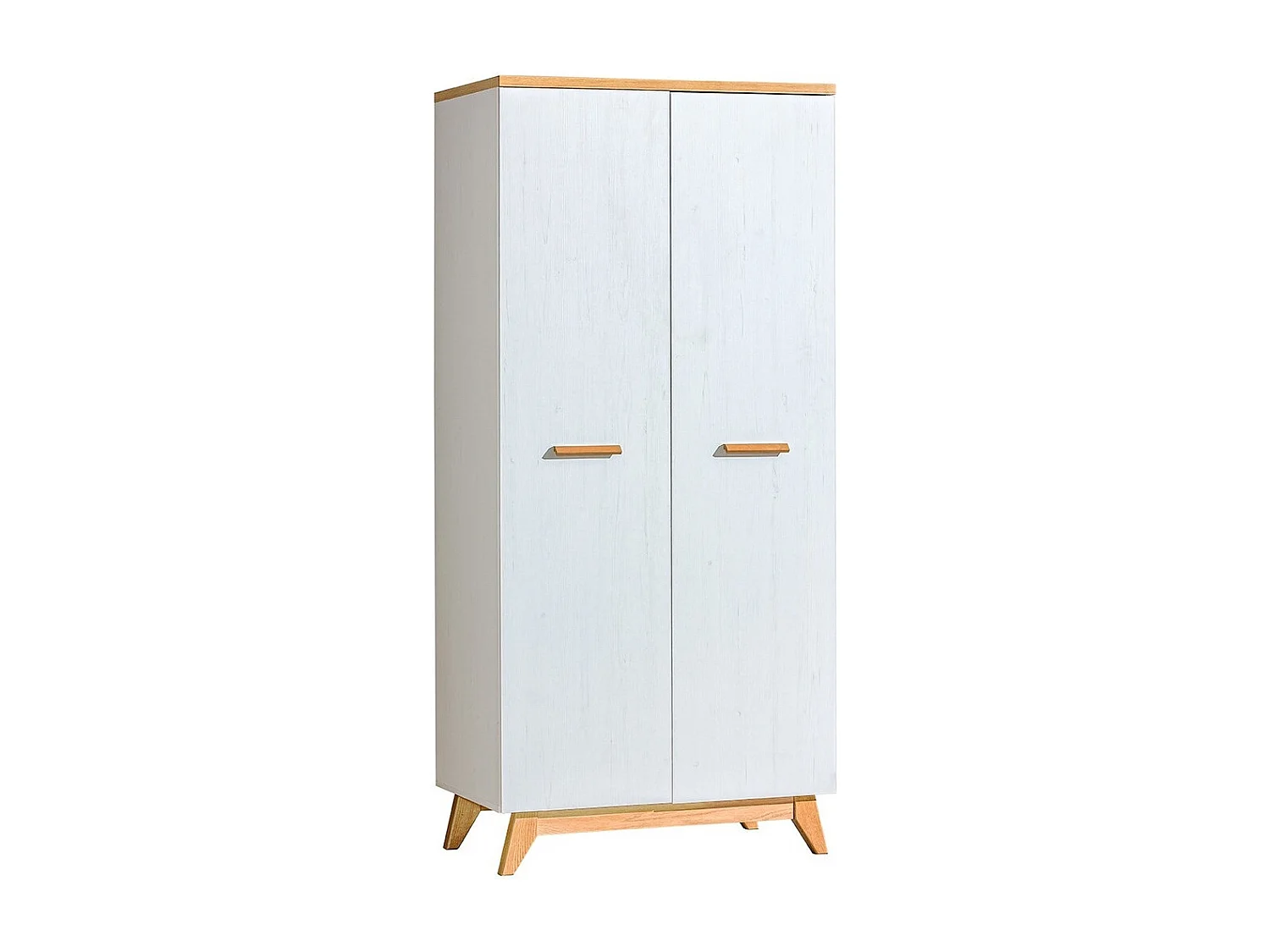 Armoire Sorvera 100, Pin Anderson|Chêne, 185x85x52cm, Nombre d'étagères: 1