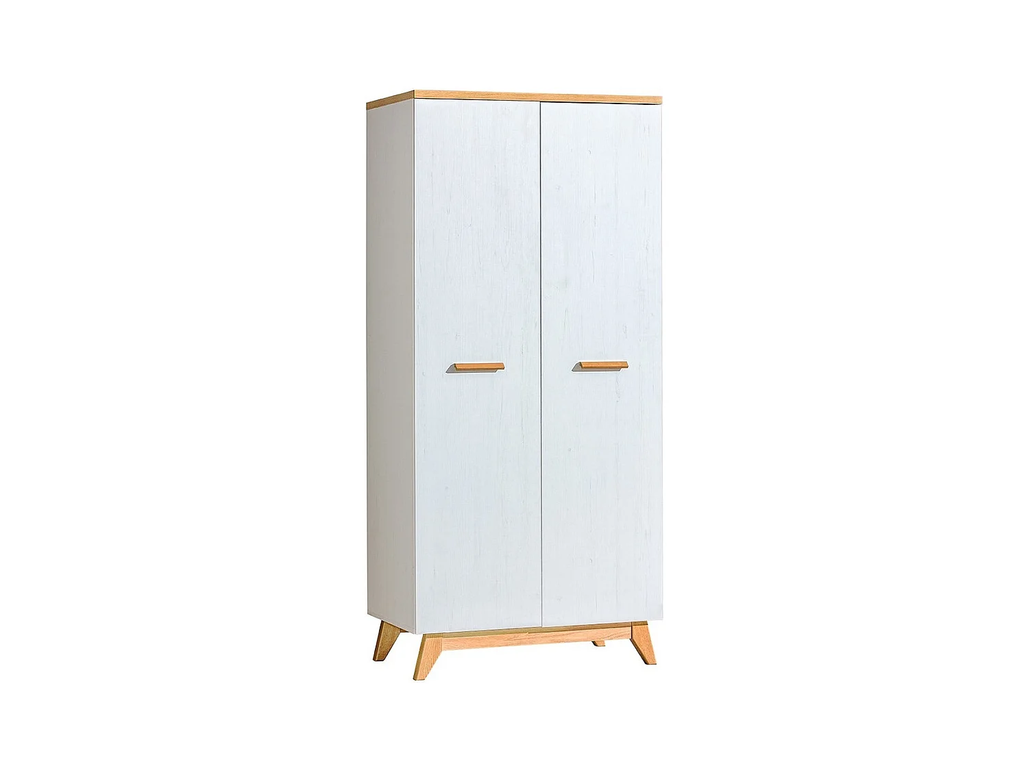 Armoire Sorvera 100, Pin Anderson|Chêne, 185x85x52cm, Nombre d'étagères: 1