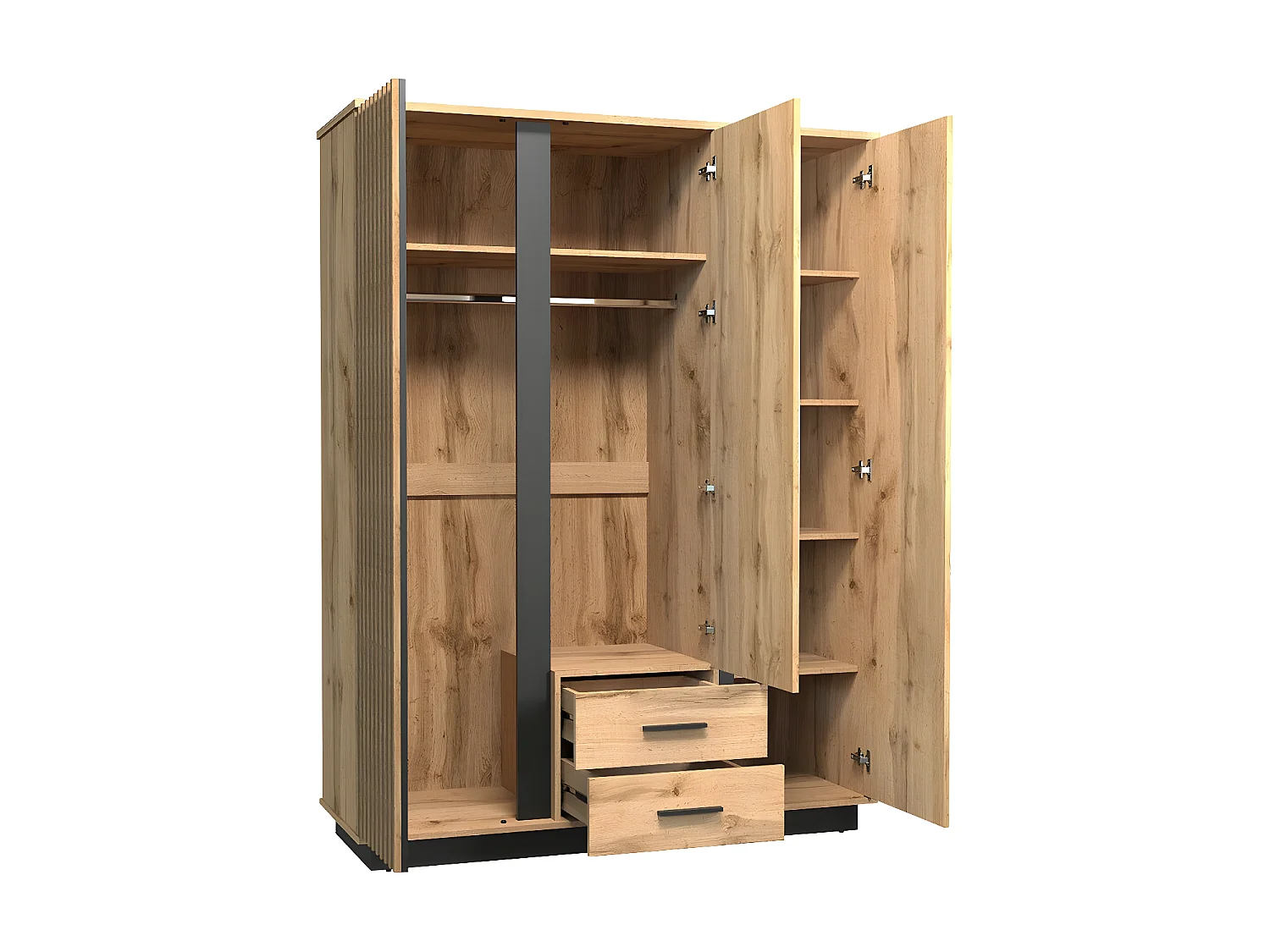 Roupeiro Ogden J120, 194x146x52cm