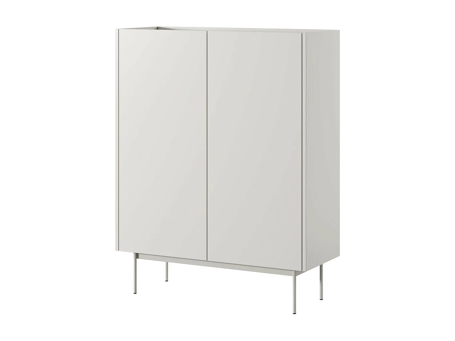 Aparador Dormela 101, Cachemira|Roble, 122x97x37cm, Aglomerado laminado