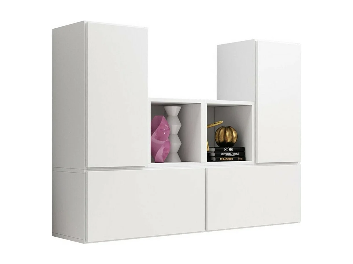 Aparador Charlotte C123, Blanco, 113x150cm, Número de puertas: 4.0039cm