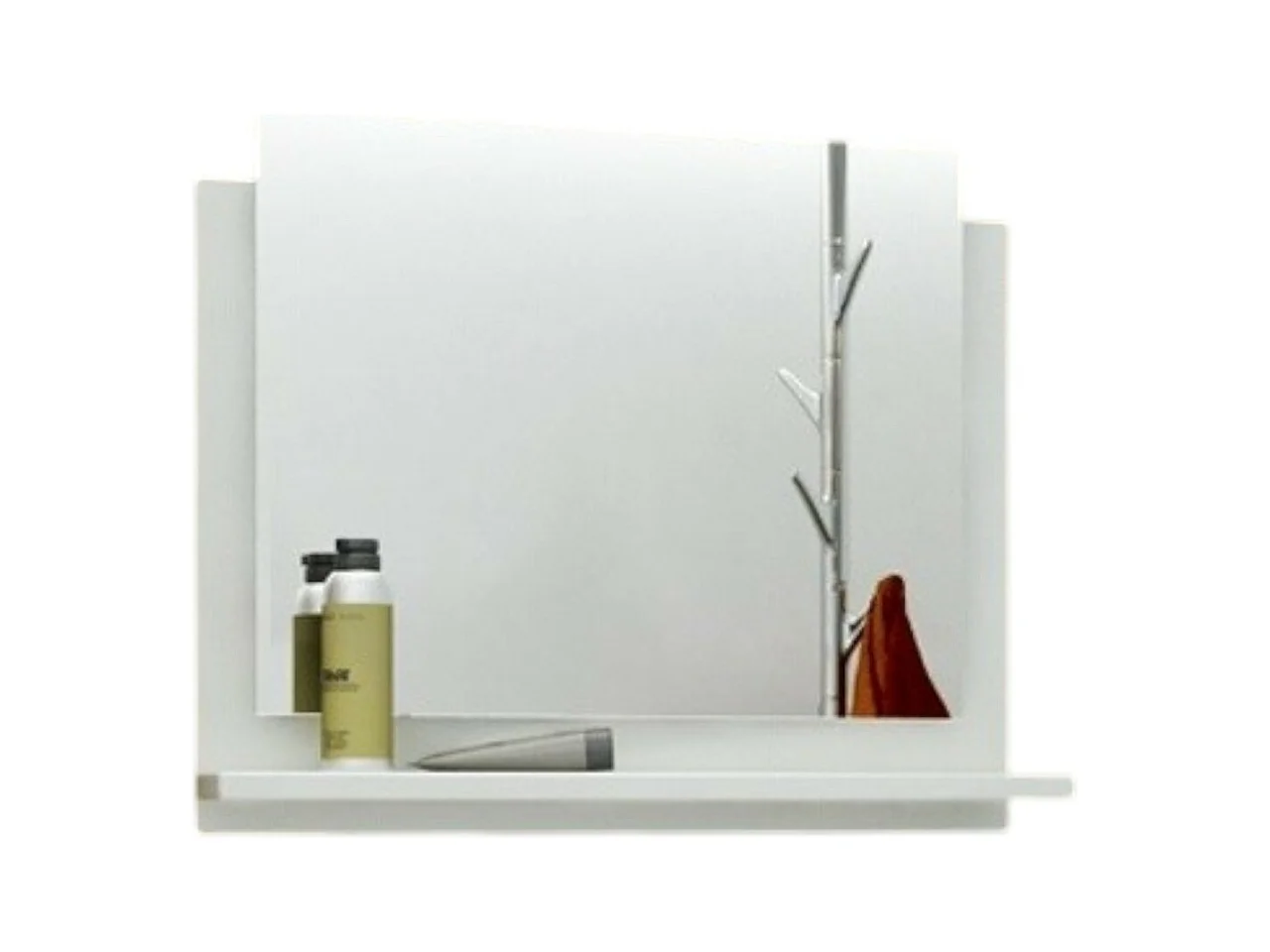 Miroir de salle de bain pour collection OWL/RAVEN/BIRD, coloris blanc
