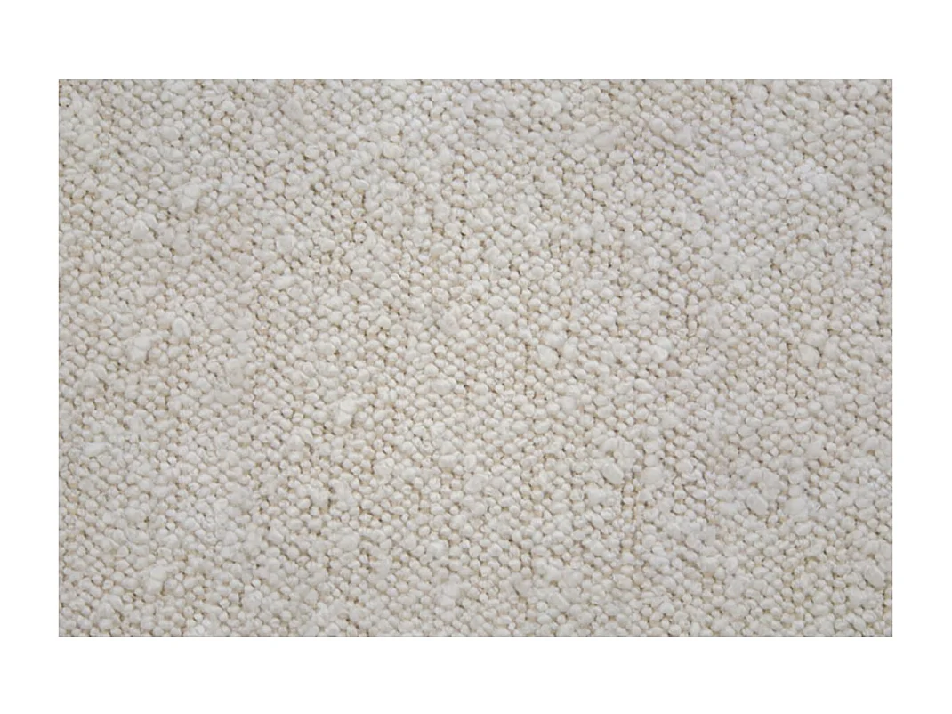 Tete de lit Capitonnée Bouclette Beige L 180 cm - Ep 10 cm rembourré