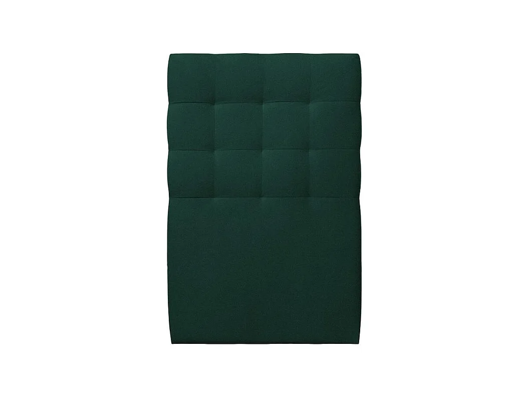 Tete de lit Capitonnée Velours Vert L 90 cm - Ep 10 cm rembourré