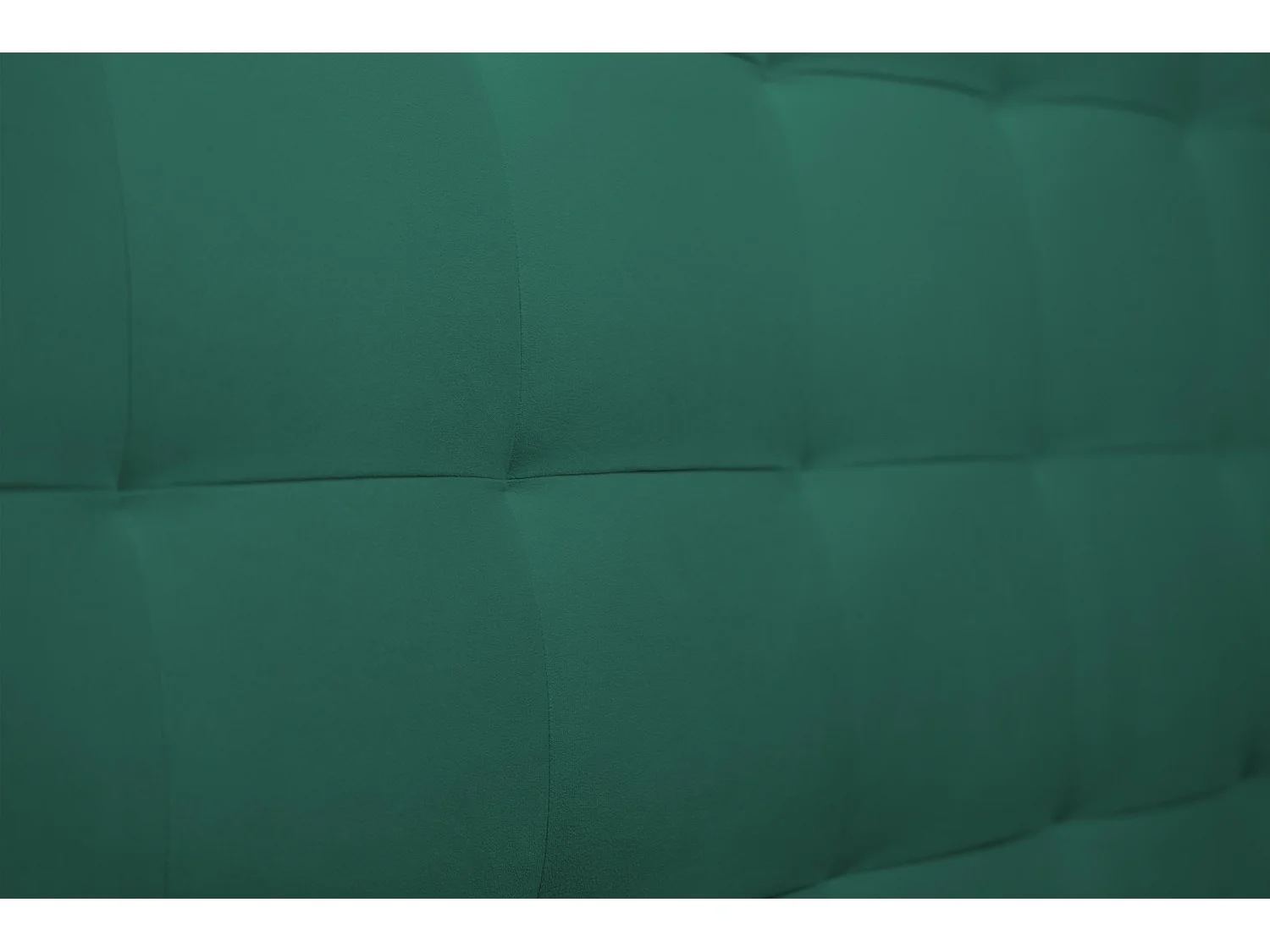 Tete de lit Capitonnée Velours Vert L 90 cm - Ep 10 cm rembourré