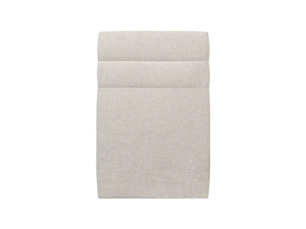 Tete de lit Lignes Tissu Beige clair L 90 cm - Ep 10 cm rembourré