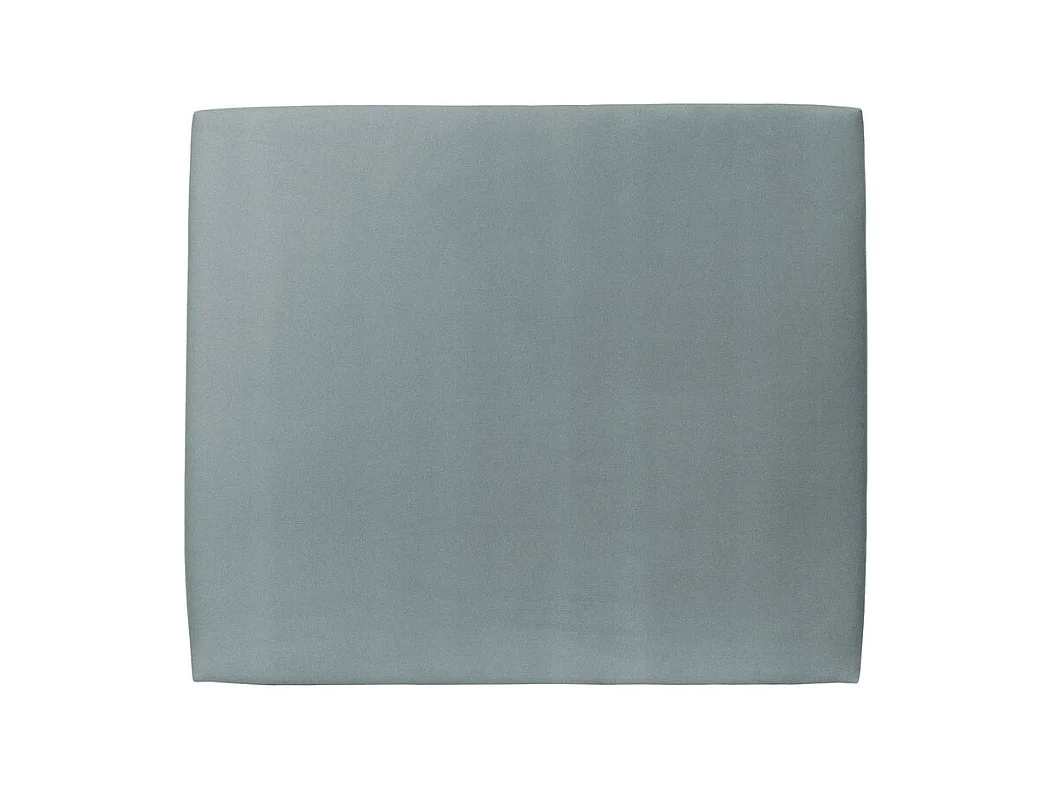 Tete de lit Tapissée Velours Gris bleuté L 135 cm - Ep 10 cm rembourré