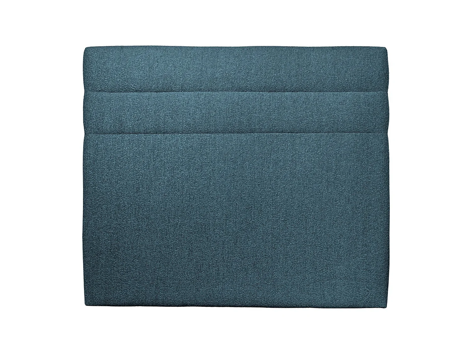 Tete de lit Lignes Bouclette Bleue L 160 cm - Ep 10 cm rembourré