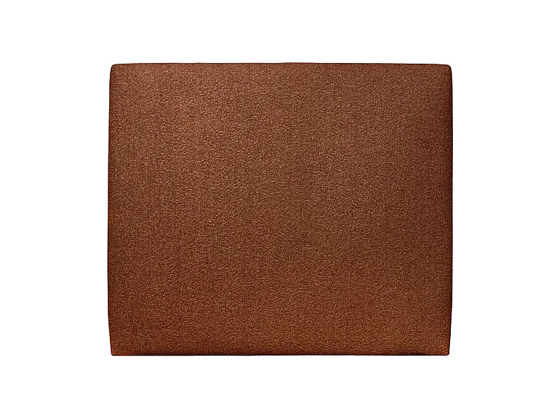 Tete de lit Tapissée Bouclette Terracotta L 135 cm - Ep 10 cm rembourré