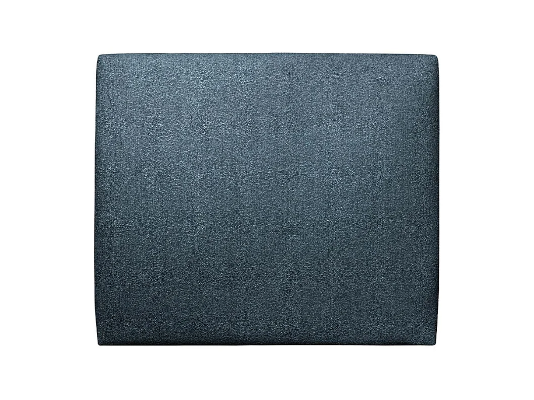 Tete de lit Tapissée Bouclette Bleue L 135 cm - Ep 10 cm rembourré