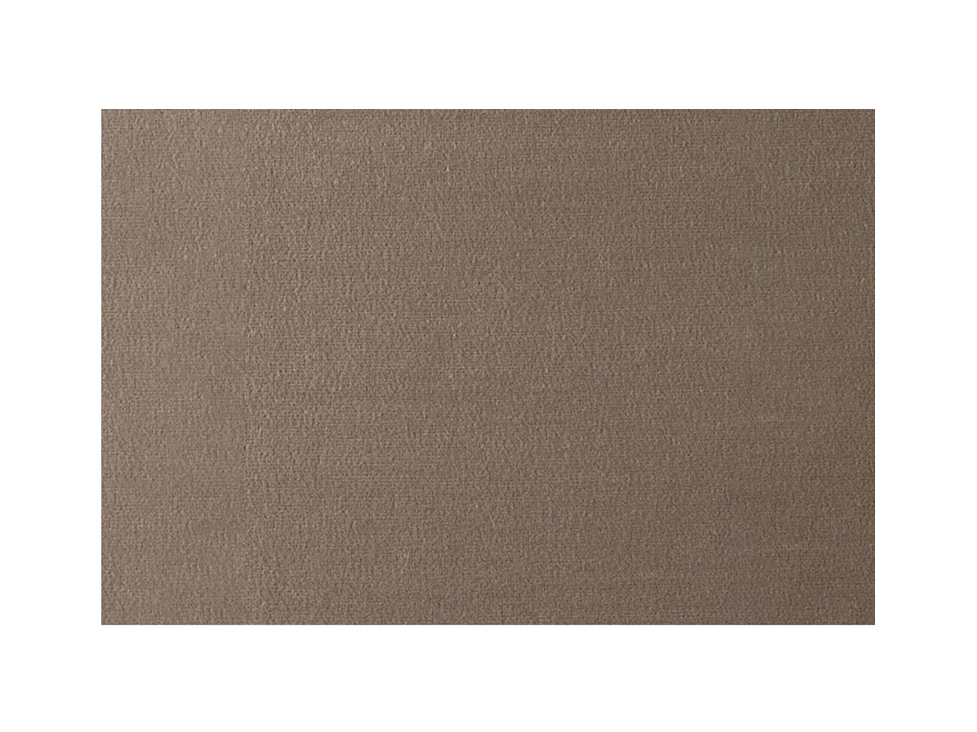 Tete de lit Capitonnée Velours Taupe L 180 cm - Ep 10 cm rembourré