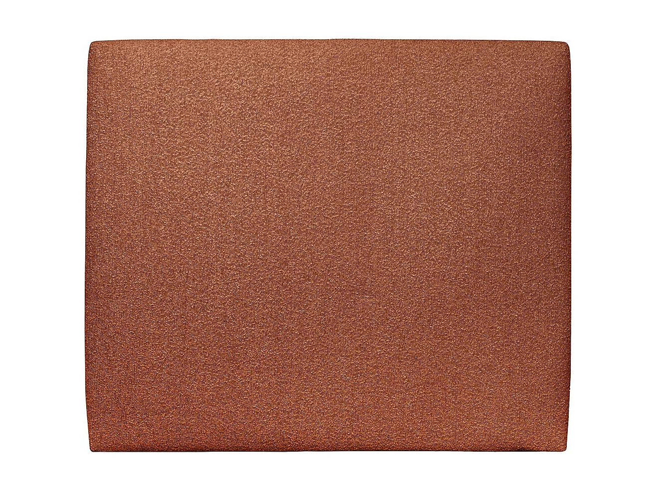 Tete de lit Tapissée Bouclette Terracotta L 150 cm - Ep 10 cm rembourré