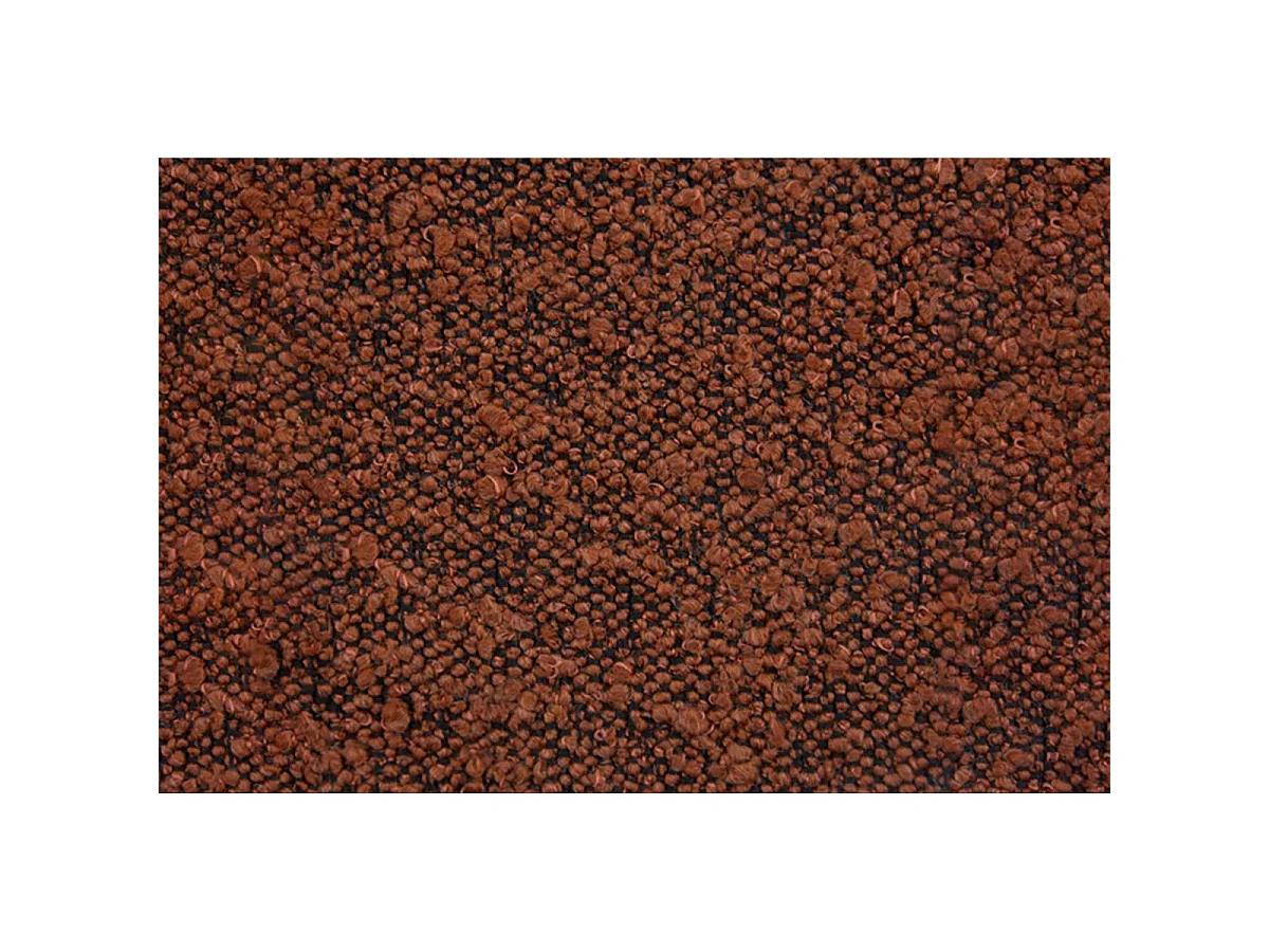Tete de lit Tapissée Bouclette Terracotta L 150 cm - Ep 10 cm rembourré