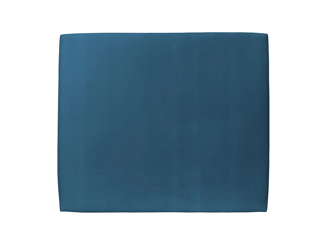 Tete de lit Tapissée Velours Bleu L 180 cm - Ep 10 cm rembourré
