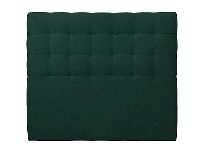Tete de lit Capitonnée Velours Vert L 160 cm - Ep 10 cm rembourré