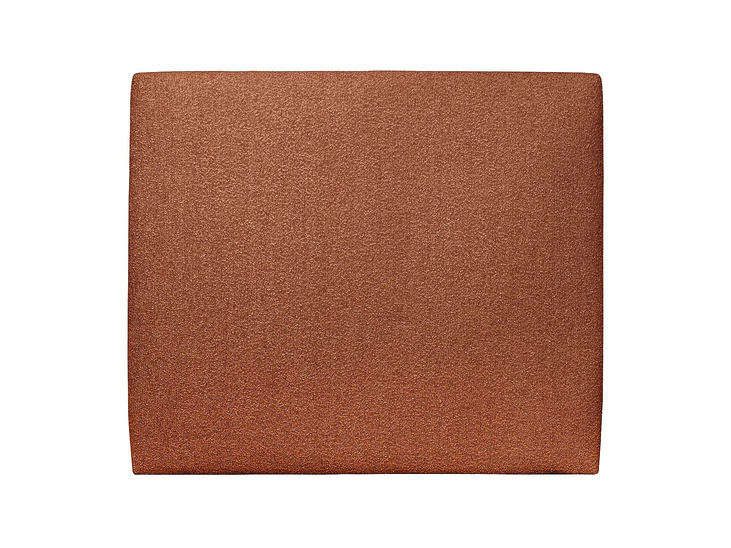 Tete de lit Tapissée Bouclette Terracotta L 140 cm - Ep 10 cm rembourré