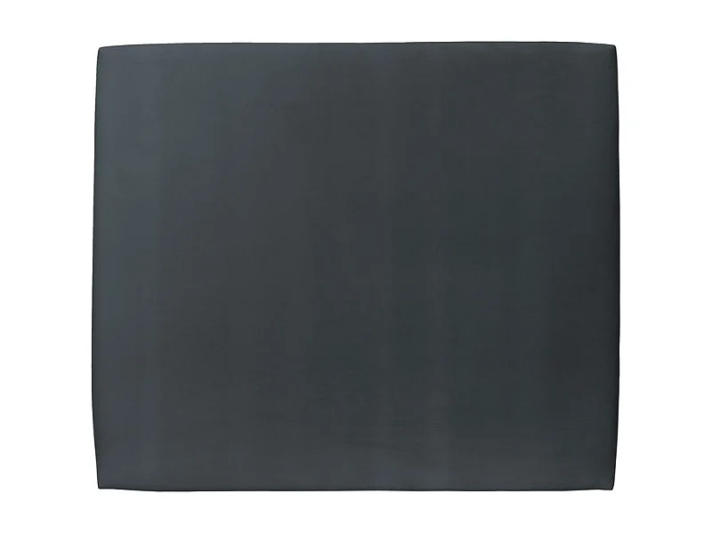 Tete de lit Tapissée Velours Gris anthracite L 200 cm - Ep 10 cm rembourré