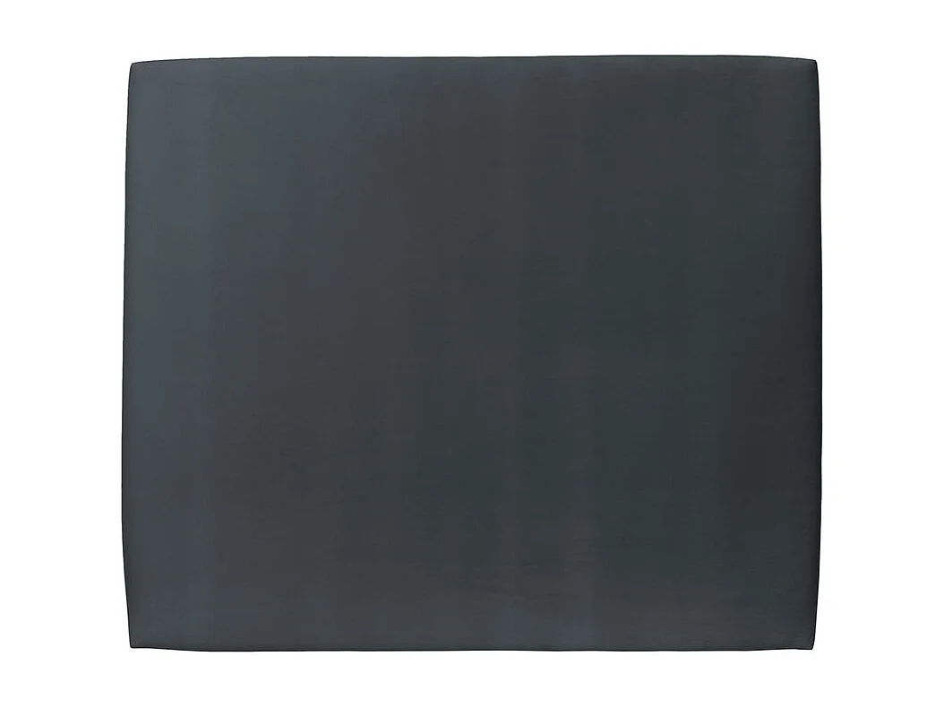 Tete de lit Tapissée Velours Gris anthracite L 200 cm - Ep 10 cm rembourré