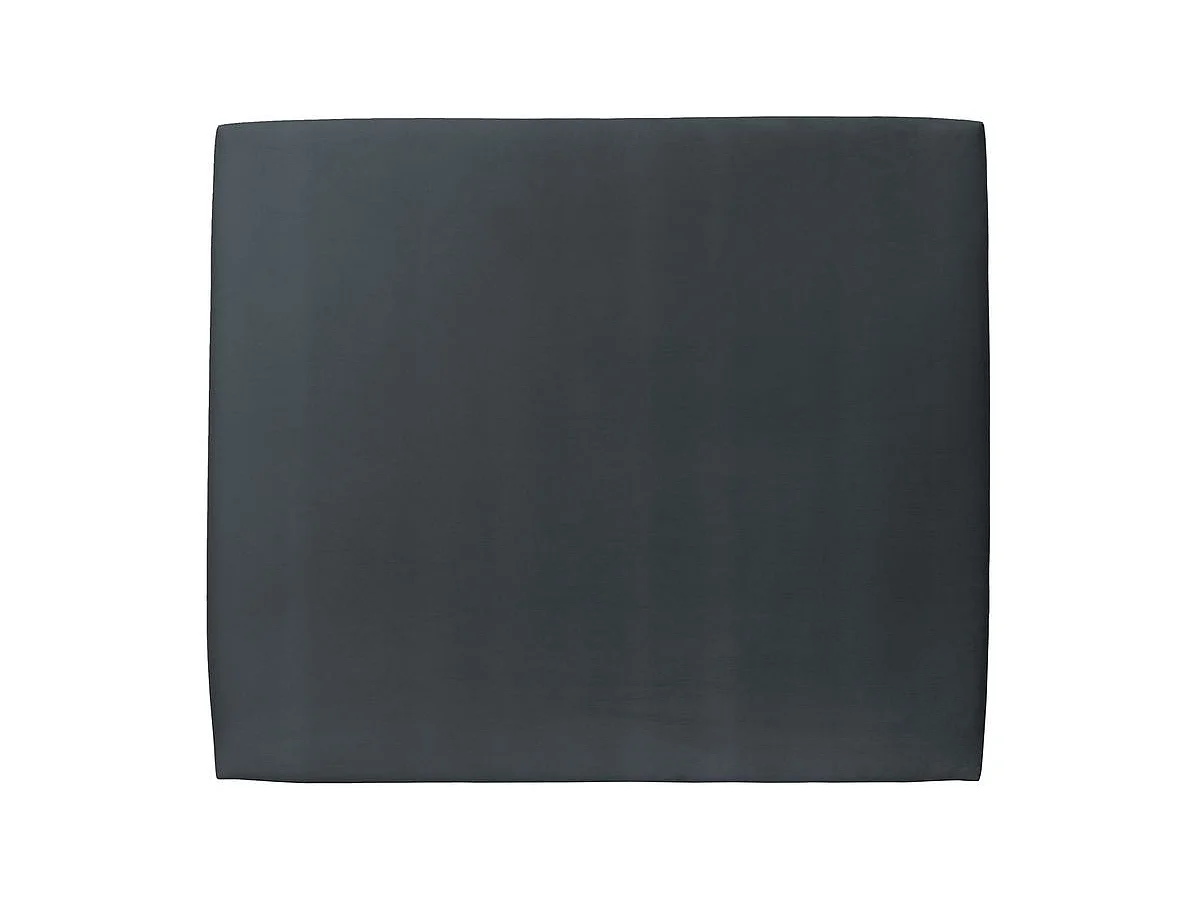 Tete de lit Tapissée Velours Gris anthracite L 200 cm - Ep 10 cm rembourré