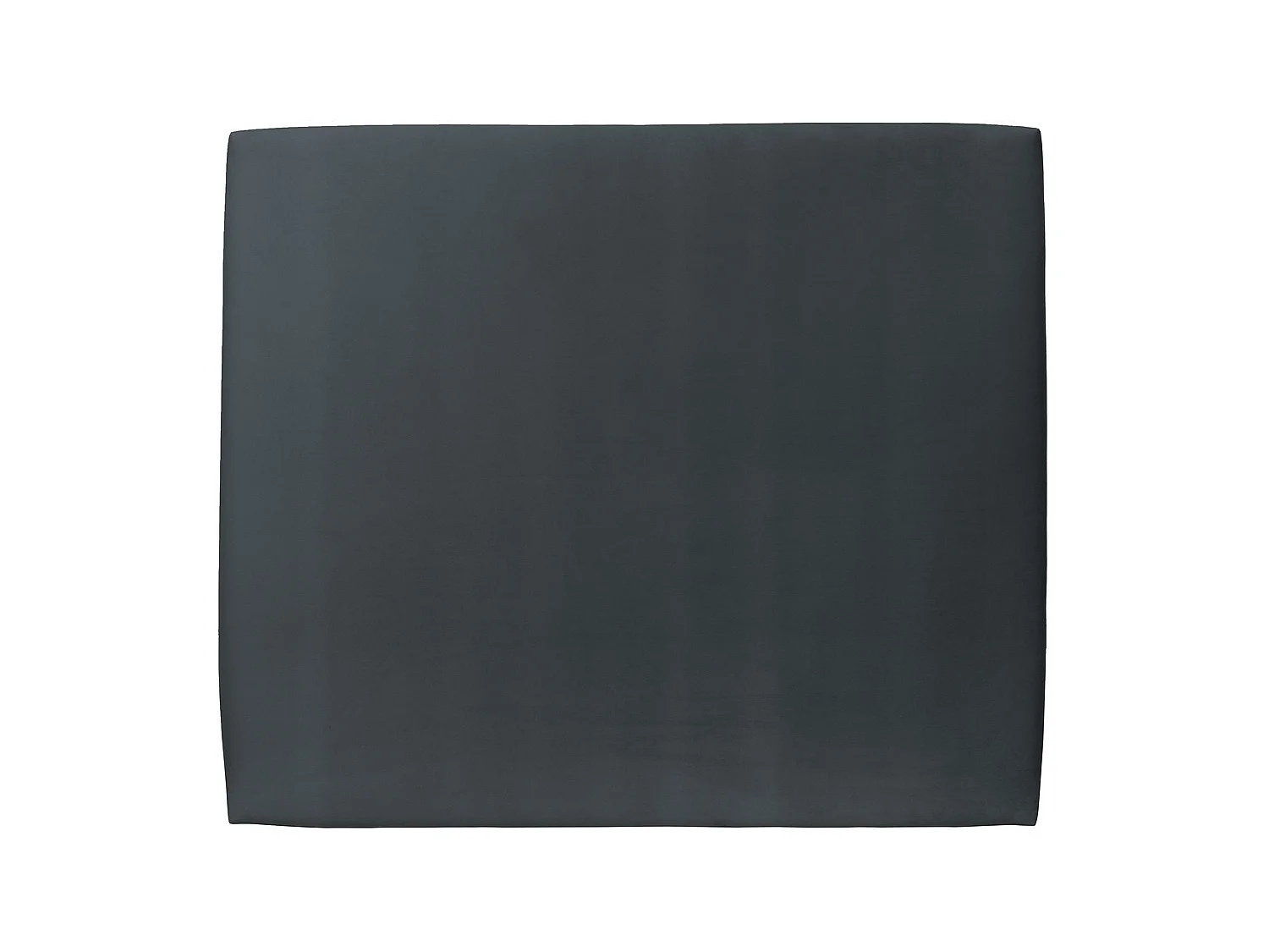 Tete de lit Tapissée Velours Gris anthracite L 200 cm - Ep 10 cm rembourré