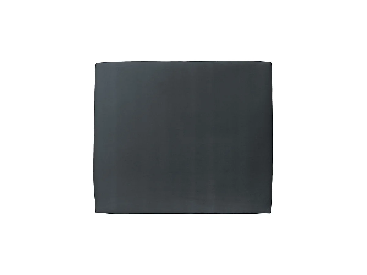 Tete de lit Tapissée Velours Gris anthracite L 200 cm - Ep 10 cm rembourré