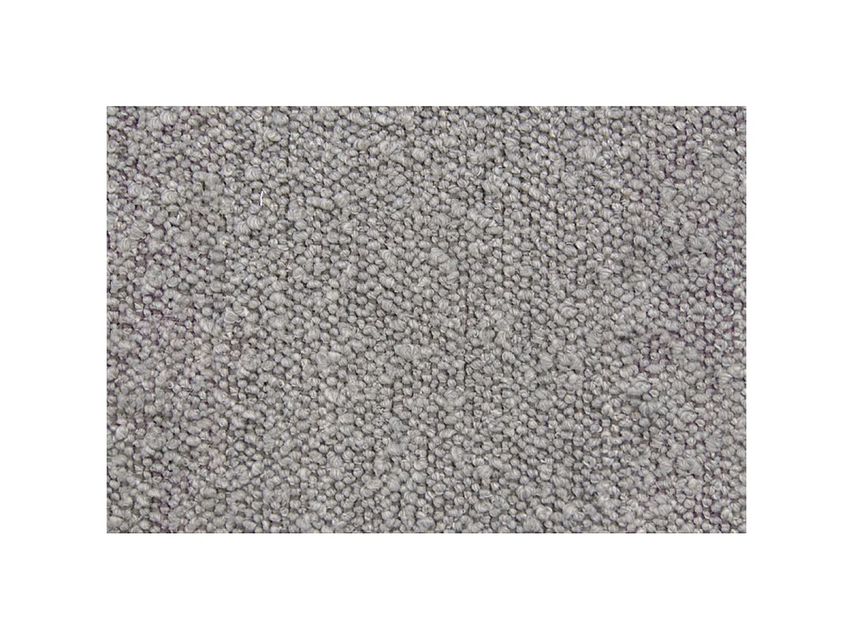 Tete de lit Capitonnée Bouclette Gris L 180 cm - Ep 10 cm rembourré
